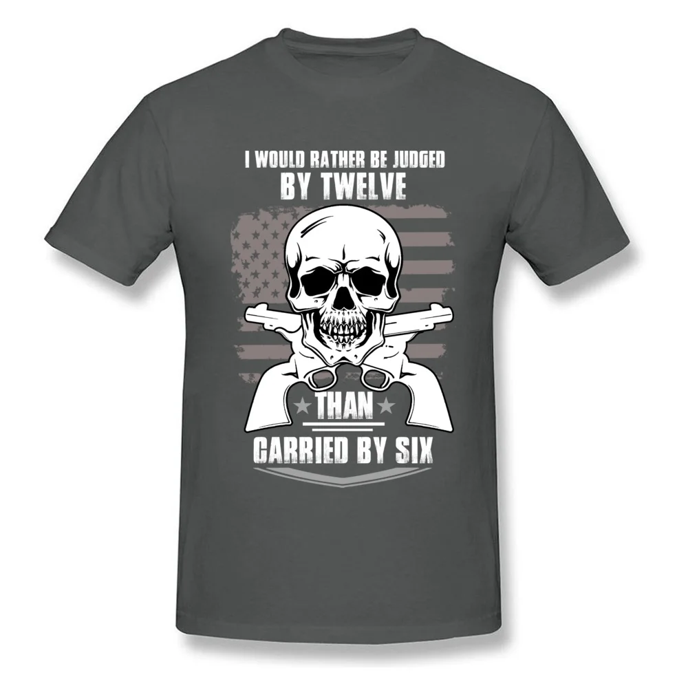 GUNS AND SKULL Tops T Shirt 2018 Hot Sale Crewneck Printed On Short Sleeve Pure Cotton Boy T Shirts Camisa Tee-Shirts GUNS AND SKULL carbon