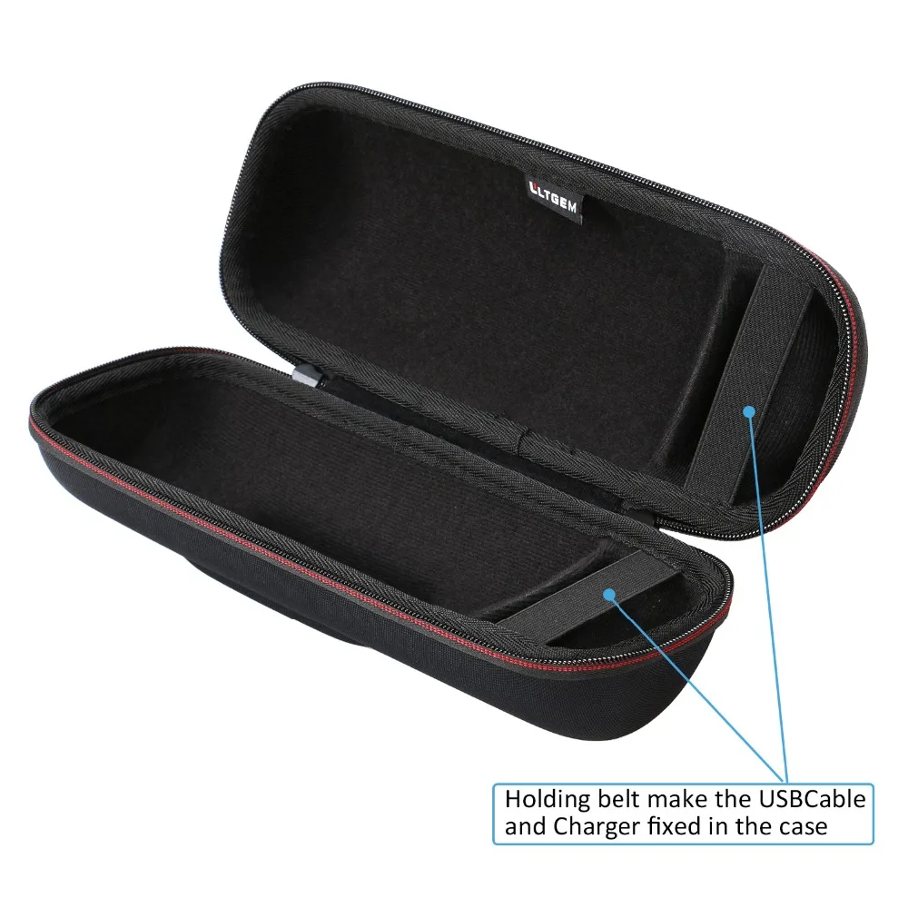 LTGEM Сумка для планшета EVA для JBL Charge 3 водонепроницаемый портативный bluetooth-динамик-Дорожная Защитная сумка для переноски подходит USB Cab