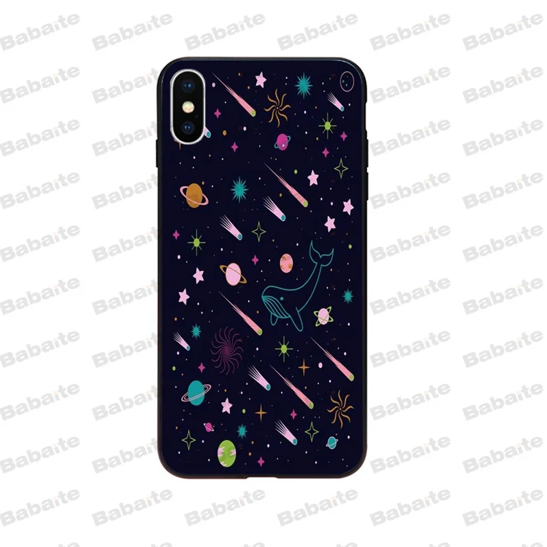 Outer Space Planet Spaceship Constellation Moon Stars 