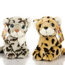 Snow Leopard Плюшевые Чучела Животных Peluche Миниатюрный Детские Мягкие