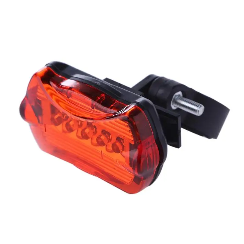 Cheap 5 LED Bicycle Light Bike Rear Tail light Red Warning Flashing Lights Waterproof Bike Taillight Lamps Torch 12