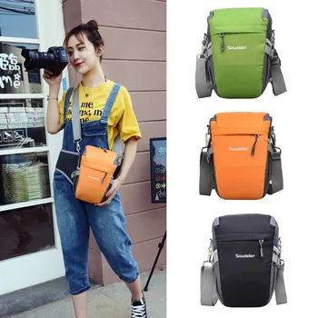 

Roadfisher Triangle Waterproof Camera Shoulder Travel Bicycling Case Bag Insert Fit Canon Nikon Sony Pentax DSLR Digital SLR