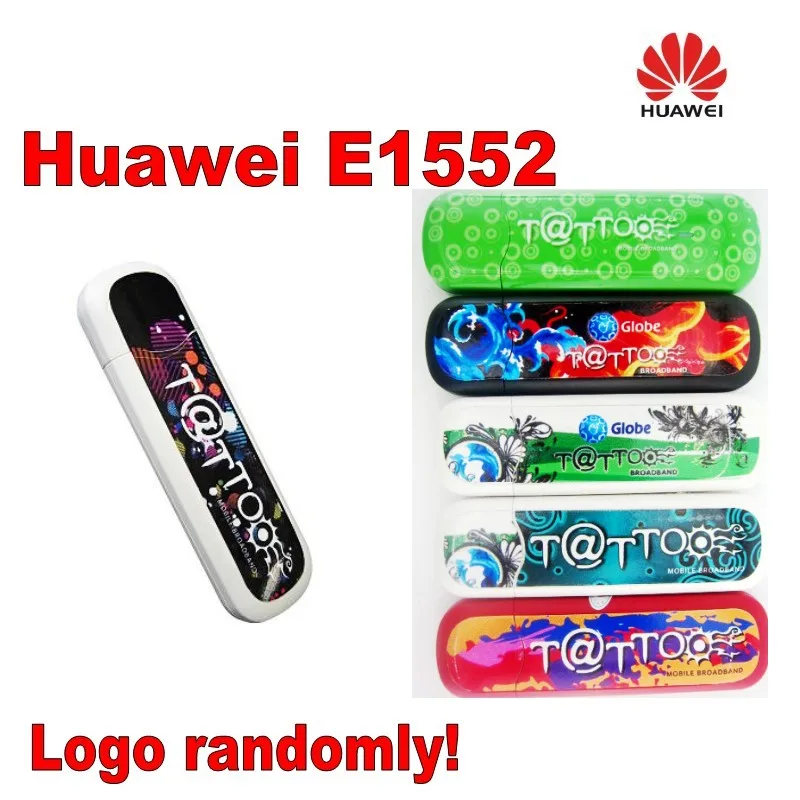 Huawei e1552 мобильный широкополосный HSDPA USB палочка для создания логотипа случайно
