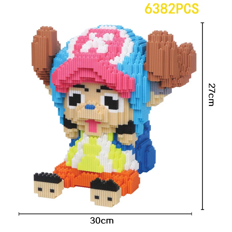 Japan hot Anime image nanoblock one piece tony tony Chopper micro diamond building block 27cm model bricks toys for kids gifts цена Japan hot Anime image nanoblock one piece tony tony Chopper micro diamond building block 27cm model bricks toys for kids gifts цены онлайн