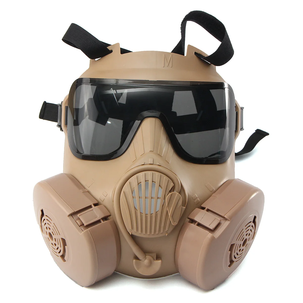 Маска на Хэллоуин DC-15 M50 маска с черепом на все лицо CS противогаз Тактическая Военная игра маска для вечеринки Косплей песочный/зеленый/черный - Цвет: Sand color