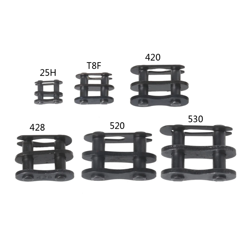 

New Motorcycle Chain Buckle Ring Link 25H# T8F# 420# 428# 520# 530#