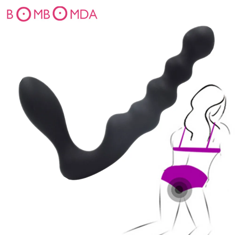 Goedkoop G spot Stimulatie Siliconen Trek Anale Kralen Strap on Anaal Plug Anale Speeltjes Voor Mannen Homo Vrouw Butt plug Dildo Masturbatie