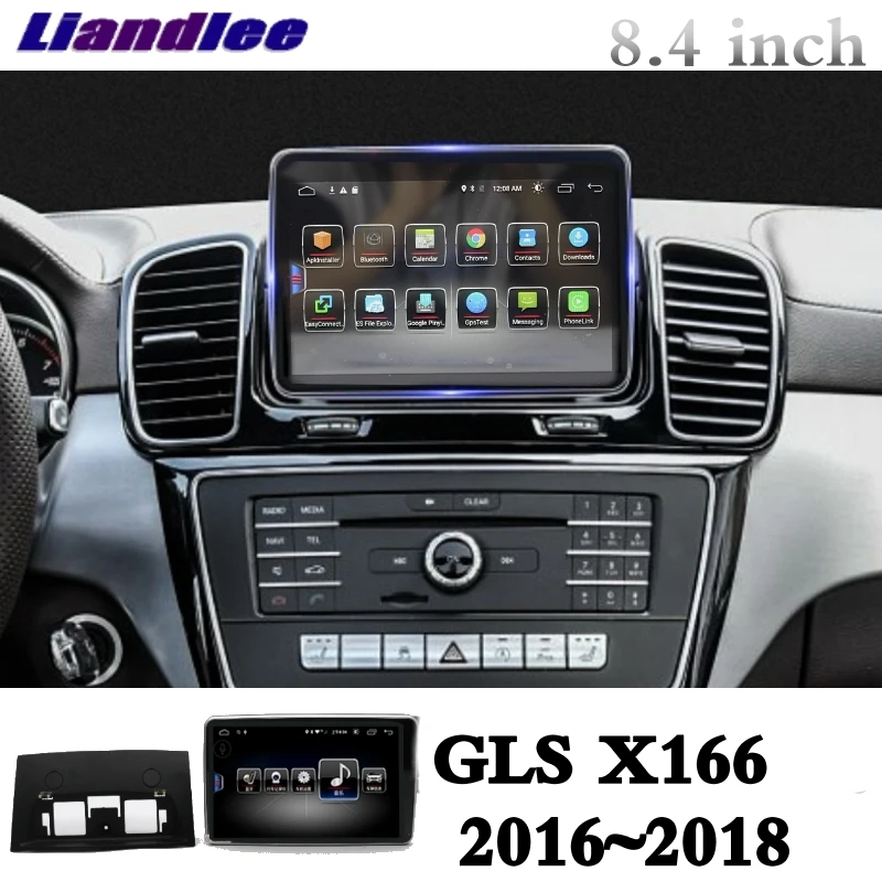 Liandlee автомобильный мультимедийный плеер NAVI CarPlay адаптер для Mercedes Benz MB M GLE ML W166 2011~ автомобильный Радио gps навигация