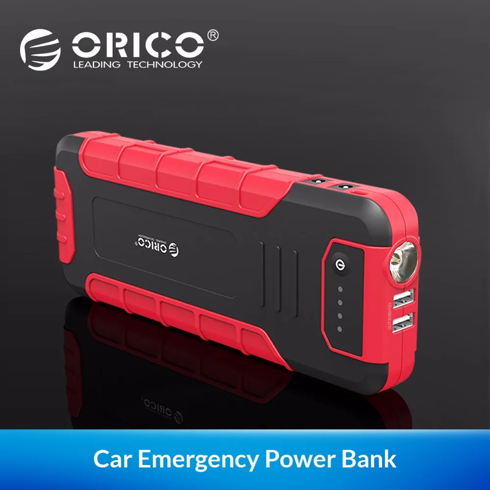 

ORICO CS3 18000mAh Power Bank Multi-function QC3.0 External Battery Vehicle Engine Booster Emergency Power Bank with Flashlight