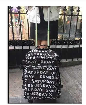 

Travel Bag Trolley Luggage Suitcase Wheeled Suitcase Women Travel Backpack Rolling Luggage Bags Travel Backpack Bags With Wheels