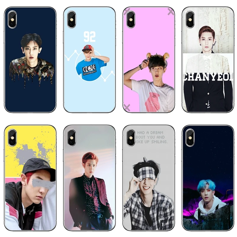 

soft phone case kpop exo CHANYEOL For Xiaomi Redmi Note 7 6 5 5A 4 pro S2 5 plus 6A 4A 4x Pocophone F1