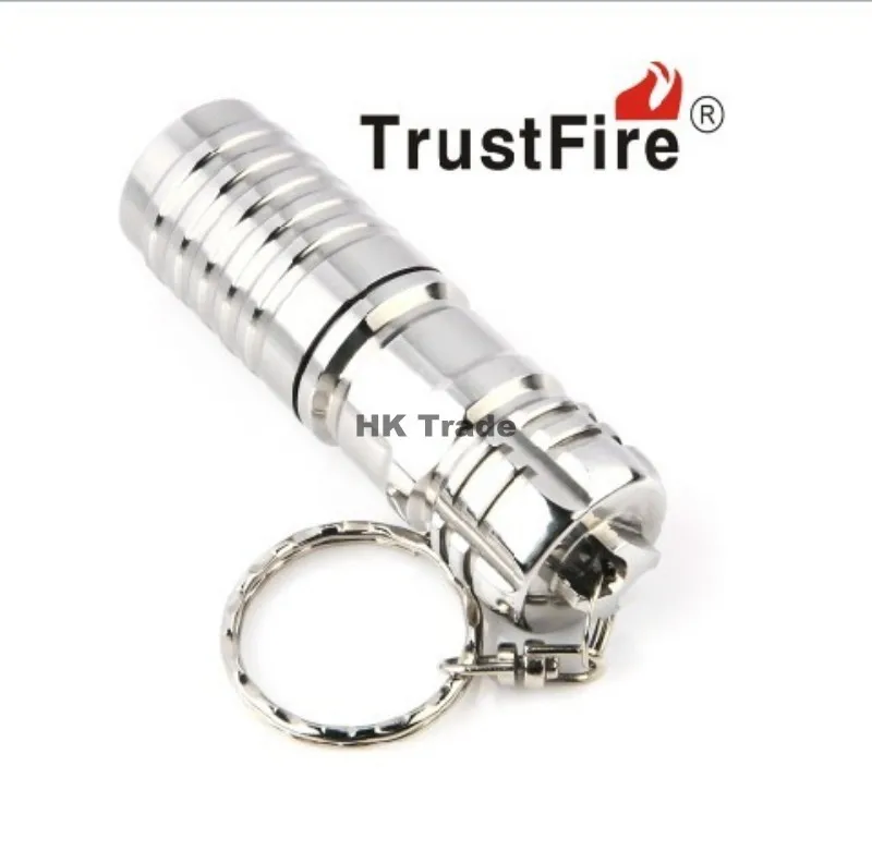 TrustFire мини-02 CREE T6 1000lm новый дизайн с нержавеющая сталь светодиодный брелок-фонарик факел