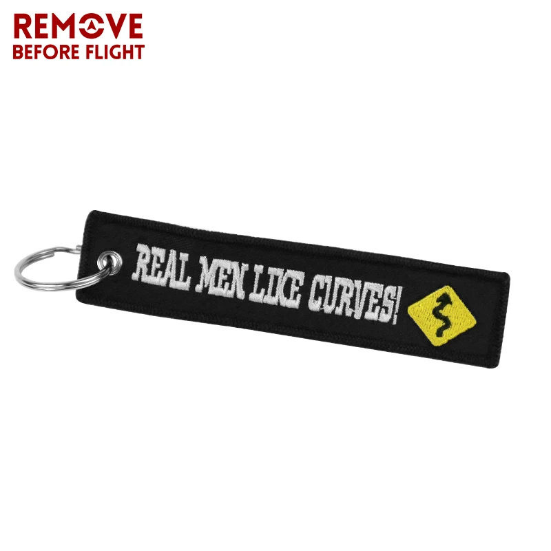 Брелок для ключей с вышивкой Remove Before Flight|Кольца ключей| |