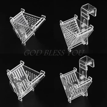 

Aquarium Fish Feeder Red Worms Feeding Acrylic Hook Suction Cup Food Container Drop Shipping