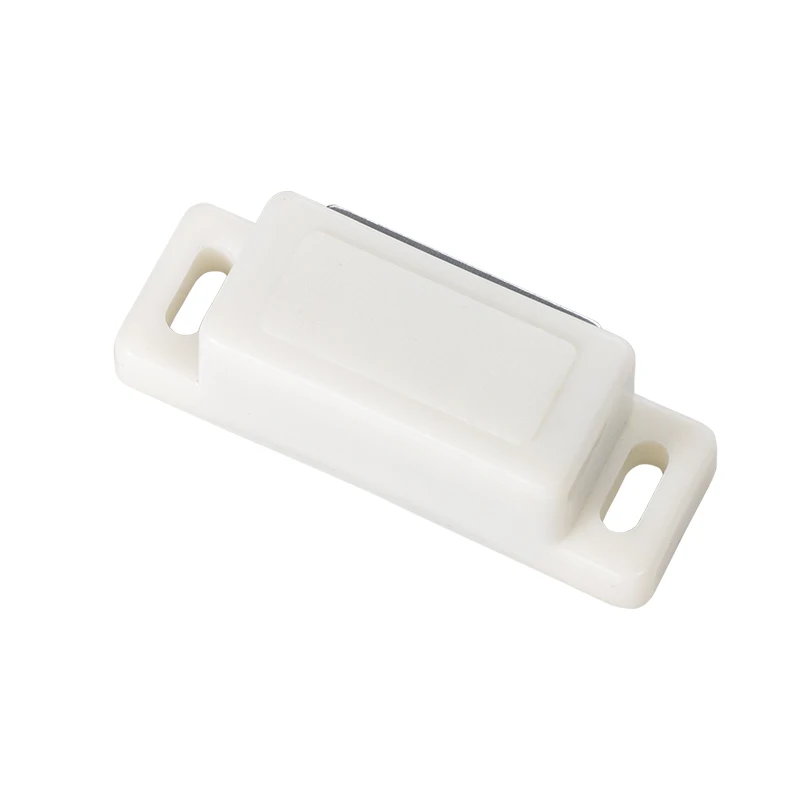 Cupboard Kitchen Furniture Magnetic Cabinet Door Latch Closures White Plastic Strong Powerful Magnet Catch