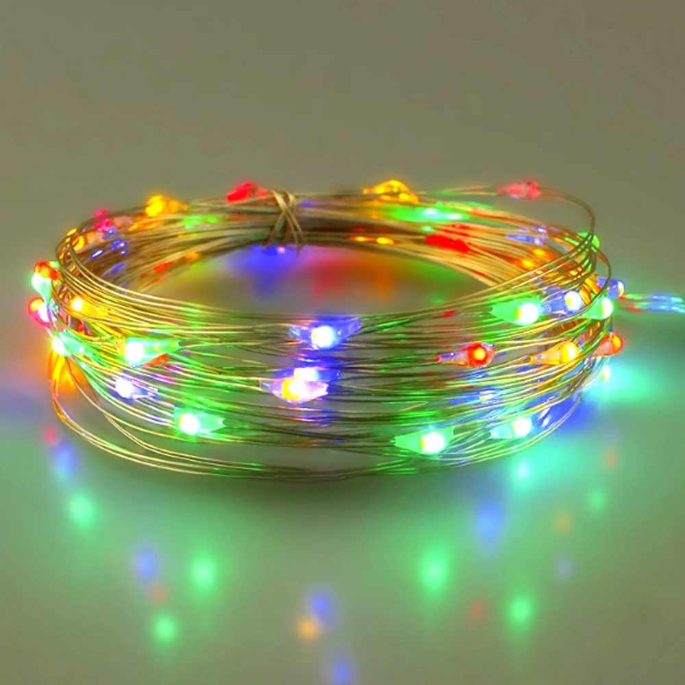 outside fairy lights 2M 5M Led String Lights Chain Copper Wire USB Or Battery Powered led String light Fairy Light For Christmas Lights Wedding Party warm white fairy lights