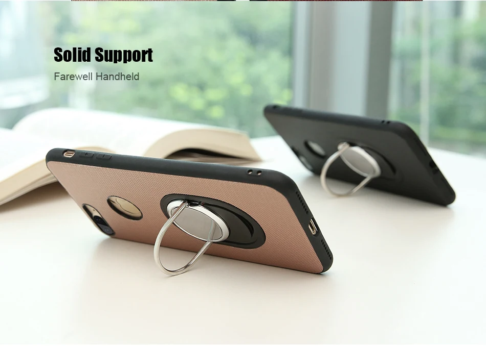 Soft Magnetic i 7 6 6S Plus 5 5S Phone Case For iPhone 7 6 6S Plus 5 5S SE 5G Case Luxury 360 Ring Holder For iPhone 7 6 Cover (5)