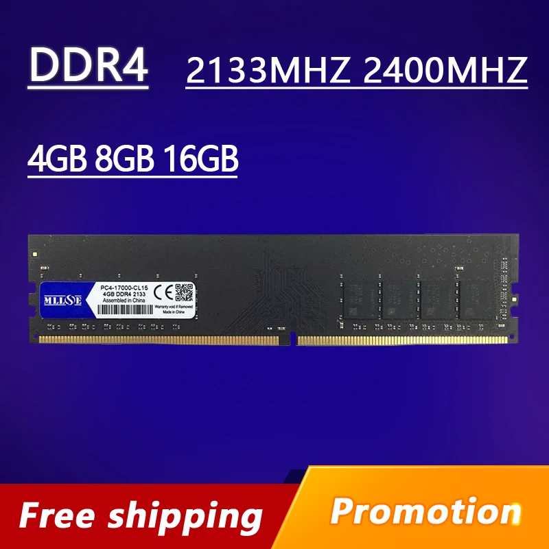 MLLSE Ram DDR4 8 ГБ 4 16 2133 МГц 2400 оперативная Память Гб материнская плата 4G 8G