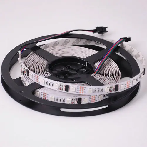 Фото Программируемая неводонепроницаемая Светодиодная лента WS2801 180 SMD5050, 5 м №2