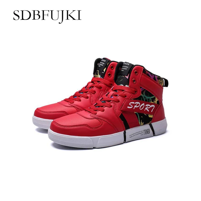 

High Top Sneakers Unisex Breathable Skate Board Shoes Fashion Sneakers wit Couple Black / White Shoes Shoes Casual mens tekkies