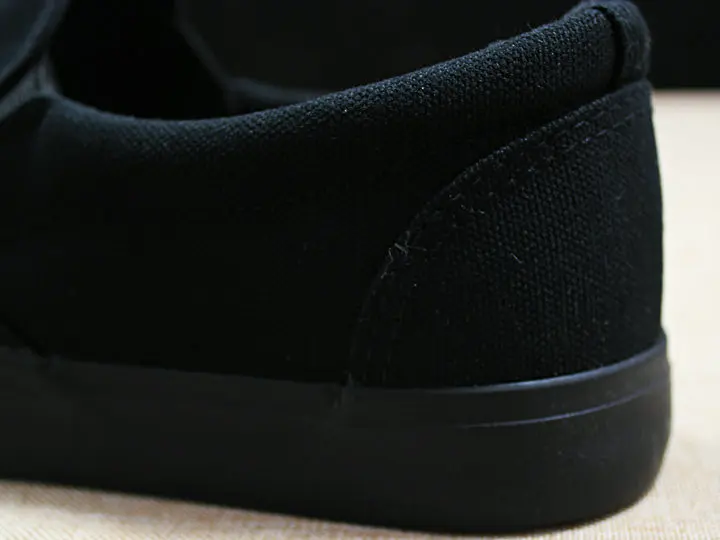 Парусиновая обувь; Мужская обувь; Повседневная однотонная обувь черного цвета; большие размеры; zapatos de hombre; мужские лоферы; кроссовки на массивном каблуке;
