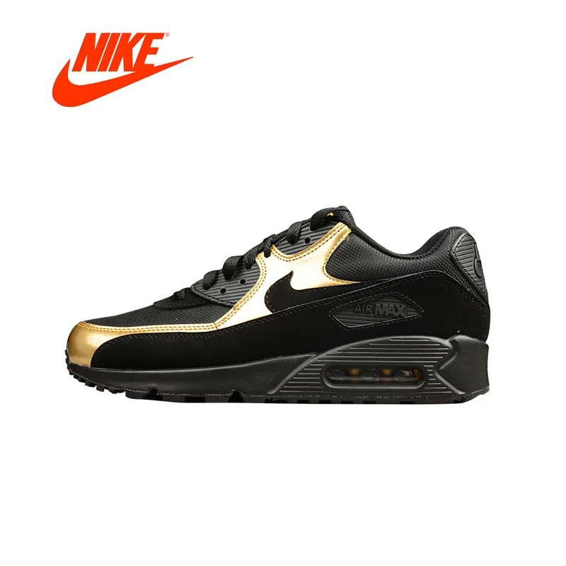 

2018 Original NIKE AIR MAX 90 ESSENTIAL Running Shoes for Men Footwear Winter Athletic Jogging Breathable gym Shoes 537384-058