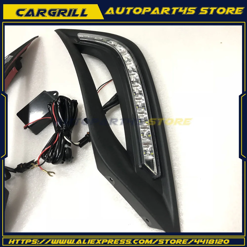 Светодиодный светильник дневного света для Hyundai Sonata I45 YF DRL Fog 2011 2012 2013 2014|Фара авто