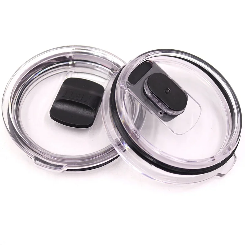 

New 10Pcs/Set High Quality Crystal Clear Magnetism Slider Lid for Replacement 30oz 20oz Seal Resistant Lid