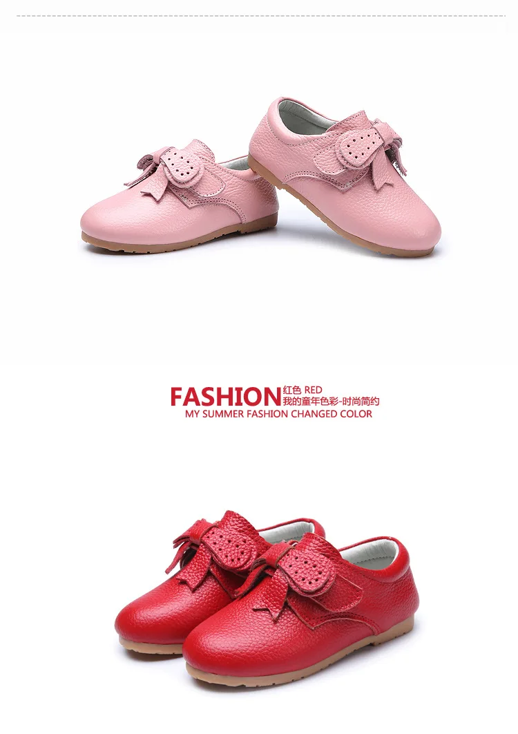 Обувь для девочек детская обувь из натуральной кожи принцесса кроссовки для вечеринки Детская школьная малышка однотонная качественная