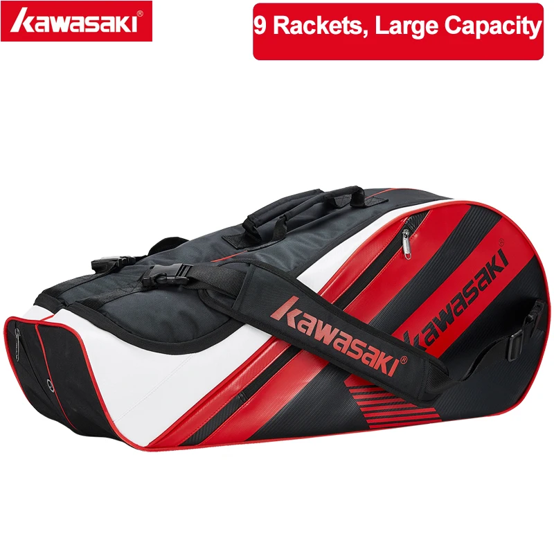 Kawasaki Bag Badminton Racket Bag Badminton Squash Tennis Raquete Bag For 6 9 Racquet Badminton