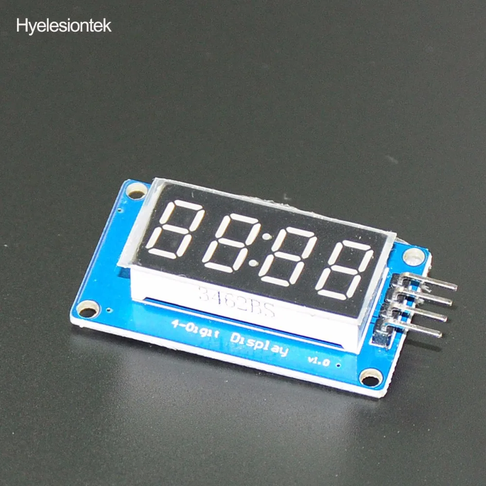 

TM1637 LED Display 7Segment For Clock Module LED Affichage 4 Bits 0.36Inch Clock RED Anode Digital Tube Four Serial Driver Board