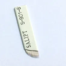 100 шт. белый руководство татуировка перо иглы 21 Вышивка Крестом Иглы для 3D для бровей Вышивка микроклетку постоянный Макияж бровей татуировки иглы