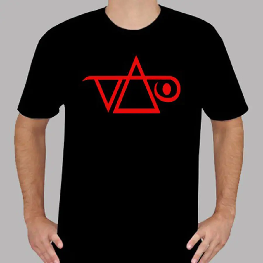 Новый Стив Ваи Логотип Рок-гитарист значок Легенда для мужчин черный футболка Размеры S до 3XL