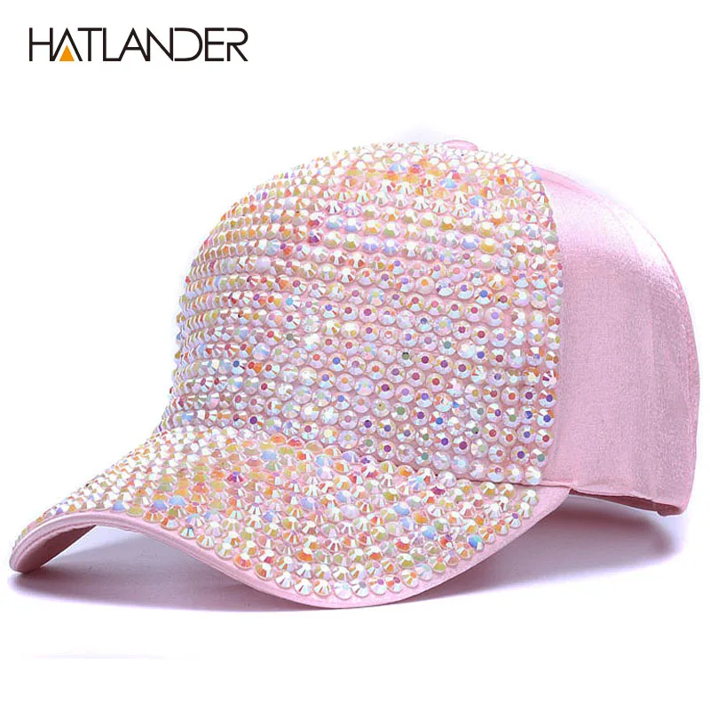 Женская Бейсболка с бриллиантами [HATLANDER]|Мужские бейсболки| |