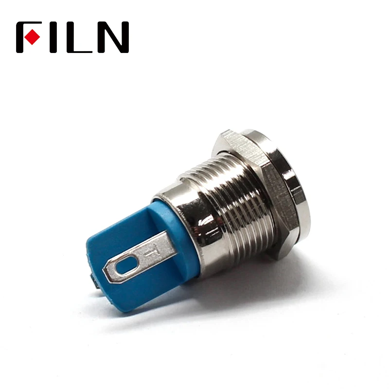LED Metal Indicator Light 12mm Waterproof Signal Lamp 3V 5V 6V 9V 12V 24V 110V 220V Red Yellow Green White Blue Pilot Seal Bulb (3)