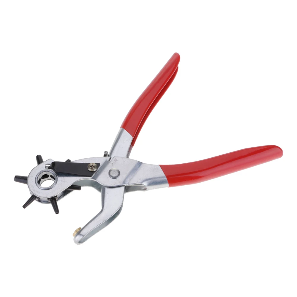 6 in1 Automatic Hole Punch Tool Cutter For Sewing Leather Craft Paper