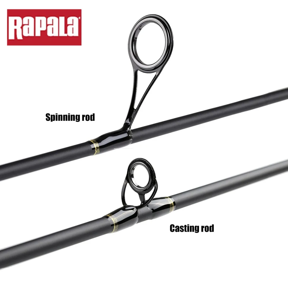 Rapala брендовая приманка Land Baitcasting Приманка рыболовная удочка 1,98 м 2,13 м 2 сегмента м мл мощная углеродная спиннинговая удочка