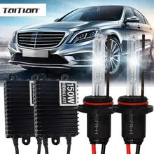 Taitian 2 шт. 150 Вт Ксеноновые балласт + 55 Вт свет ксенона 12 В 4300 К h7 лампы автомобилей супер белый h1 H3 Лампа 9005 9006 h11 ксенона