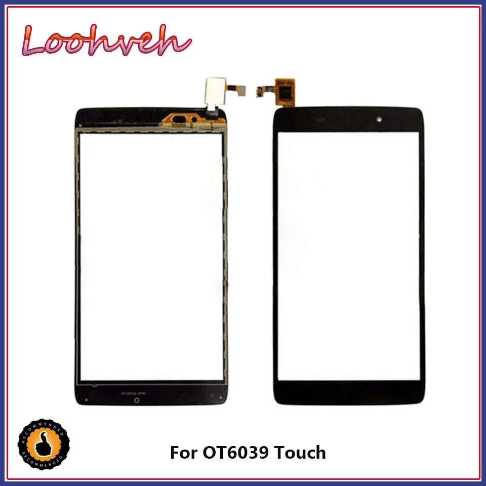 Высокая Quality4." Сенсорный экран Стекло касания Панель объектив Сенсор для Alcatel One touch Idol 3 OT6039 6039 6039Y Flex кабель