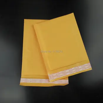 

10pcs Free hot new 110MMx150MM KRAFT BUBBLE MAILERS PADDED MAILING ENVELOPE BAG SHIPPING SUPPLY sp095