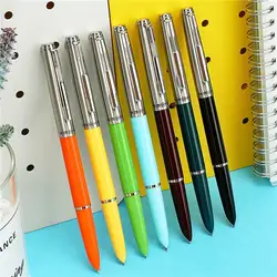 1 шт. цветная Роскошная металлическая перьевая ручка высокого качества для деловых подписей письмо каллиграфия ручка подарки для школы и