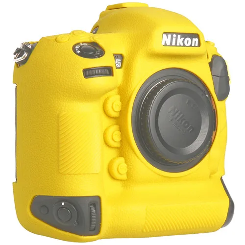 Yellow Для Nikon D5 мягкий силиконовый резиновый защитный корпус для камеры чехол кожа для Nikon D5 камера сумка Защитная крышка 4 цвета - Цвет: Yellow