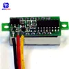 Mini voltímetro Digital LED, 5 colores disponibles, cc 4-30V, 0,28 pulgadas, 3 cables, CC 0-100V, medidor de voltaje, pantalla LED ► Foto 2/6