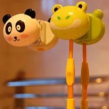 Милый мультяшный держатель для зубных щеток на присоске, набор аксессуаров для ванной комнаты, разноцветный настенный держатель на присоске, инструмент