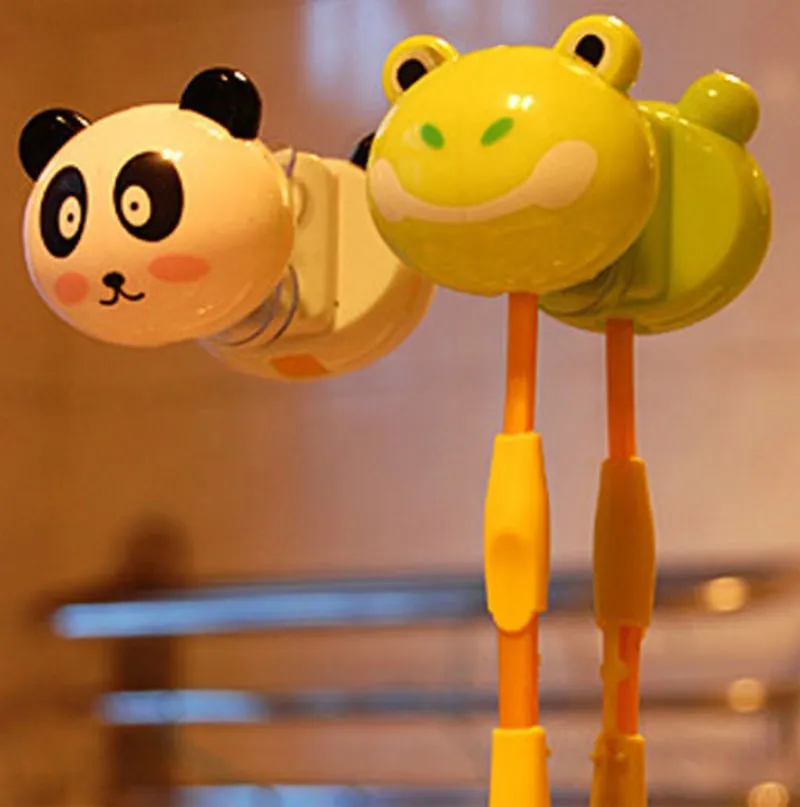 

Animal Cute Cartoon Suction Cup Toothbrush Holder Bathroom Accessories Set multicolor Wall Suction Holder Tool