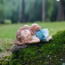 Сказочный Сад, миниатюра маленькой Феи для девочек спальный, настольный кабинет Цветочная композиция поставки Сказочный Сад, миниатюра аксессуары