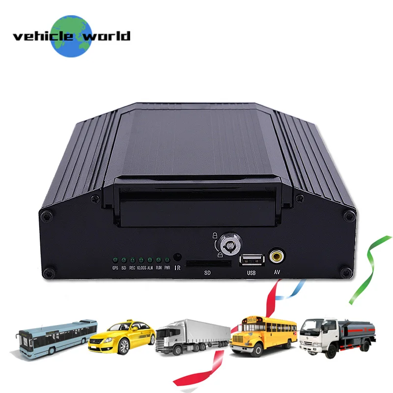 Автомобильный видеорегистратор gps HDD 4-канальный школьный автобусный с