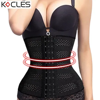 28cm Height New Women Body Shaper Latex Waist Trainer Cincher Tummy Girdle Corset Shapewear Slimming Underbust Control Belt