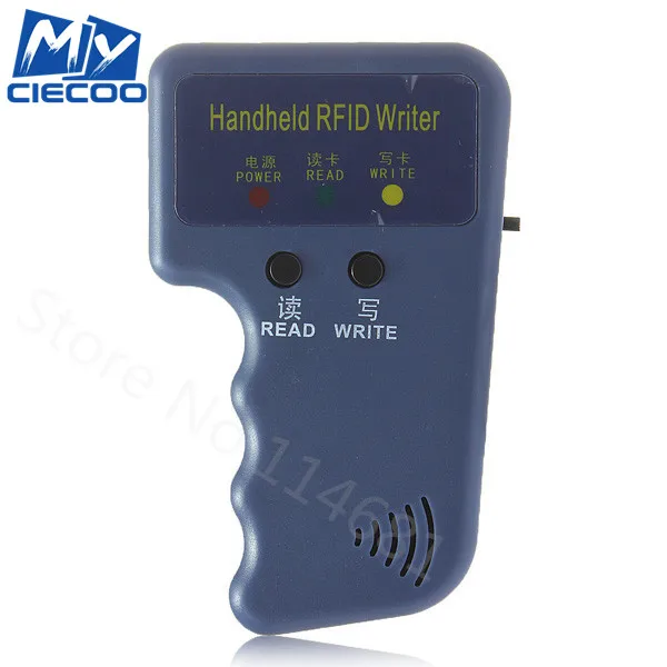 RFID Handheld 125KHz Card Copier Writer Duplicator with 6pcs T5577