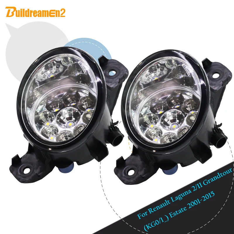 Buildreamen2 For Renault Laguna 2 II Grandtour KG0 1 Estate 2001 2015 Car LED Light Front